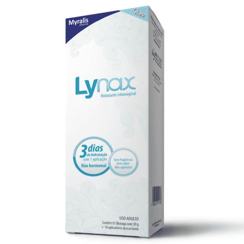 Hidratante Intravaginal Lynax Myralis com 10 Aplicadores 30g