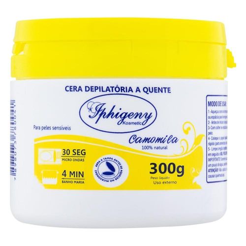 Cera Depilatória Quente Iphigeny Camomila 300g
