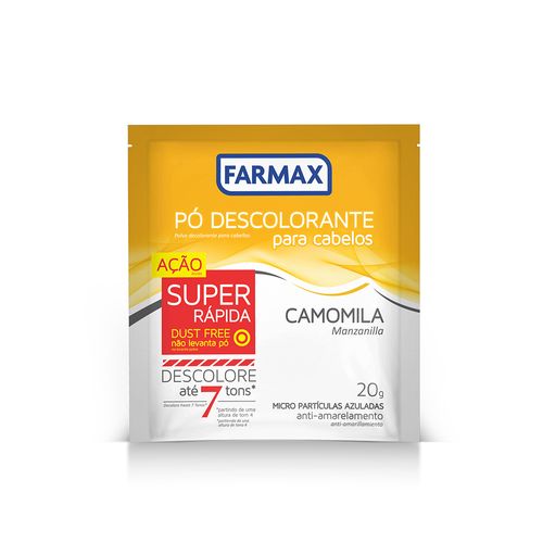 Pó Descolorante Capilar Farmax Camomila 20g