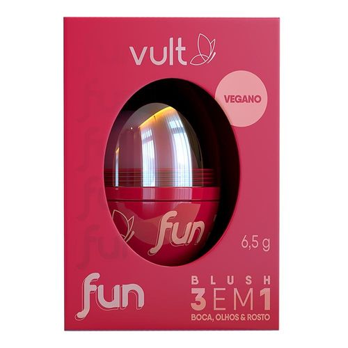 Blush Vult Fun Bastão 3 em 1 Cereja Coradinha 6,5g