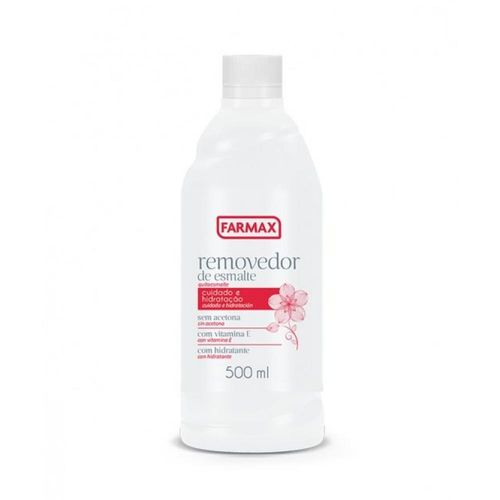 Removedor de Esmalte sem Acetona com Vitamina E Farmax 500ml