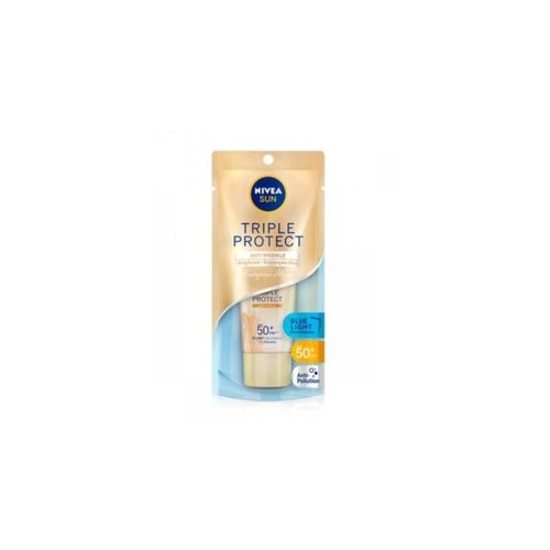 Protetor Solar Facial Creme Nivea Sun Triple Protect Antissinais FPS 50 40ml