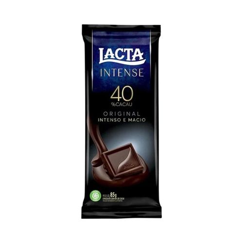 Chocolate Intense Lacta 40% Cacau Original 85g
