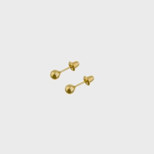 Brinco Vivence Pequeno Folheado Ouro/Prata com 1 Par