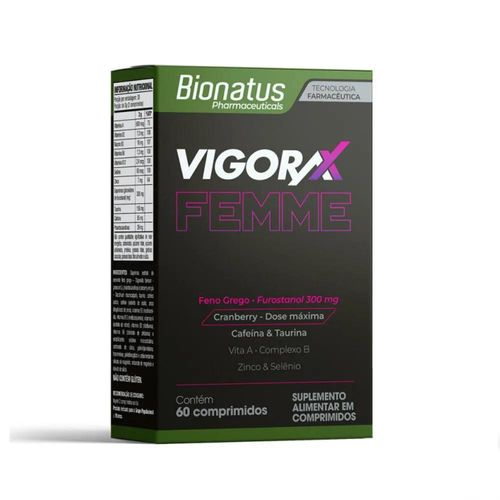 Vigorax Femme Bioantus com 60 Comprimidos