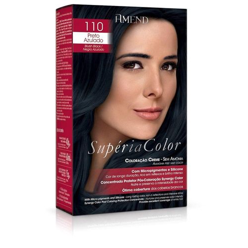 Coloração Amend Supéria Color N° 110 Preto Azulado com 1 Unidade