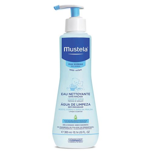 Água de Limpeza sem Enxágue Mustela Bebê 300ml
