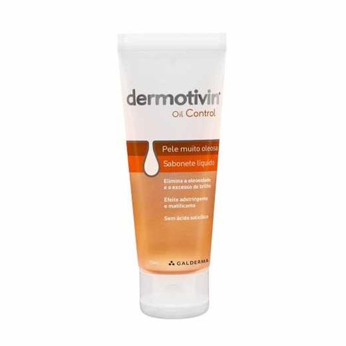 Sabonete Líquido Facial Dermotivin Oil Control Pele Oleosa 70ml