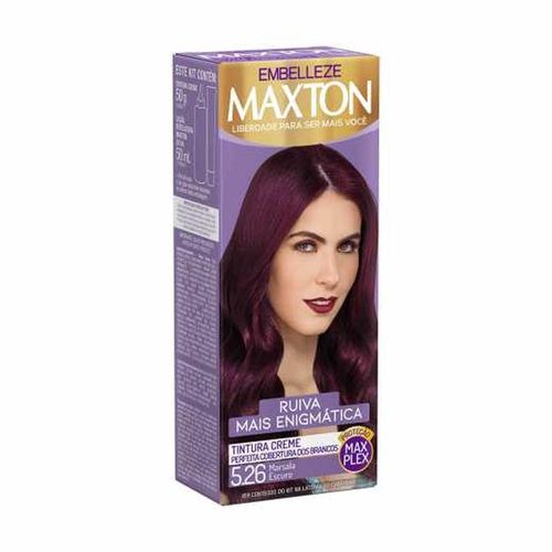 Coloração Maxton Nº 5.26 Marsala Escuro com 1 Unidade