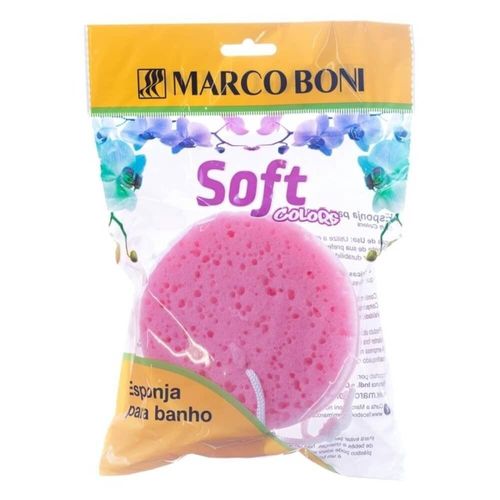 Esponja Banho Marco Boni Soft Colors 8384 com 1 Unidade