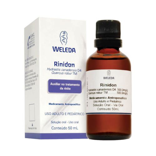 Rinidon 500mg/g + 500mg/g Solução Oral Frasco 50ml