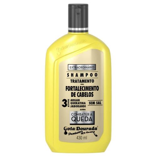 Shampoo Gota Dourada Extraordinário 3 Ativos Anti-Queda 430ml