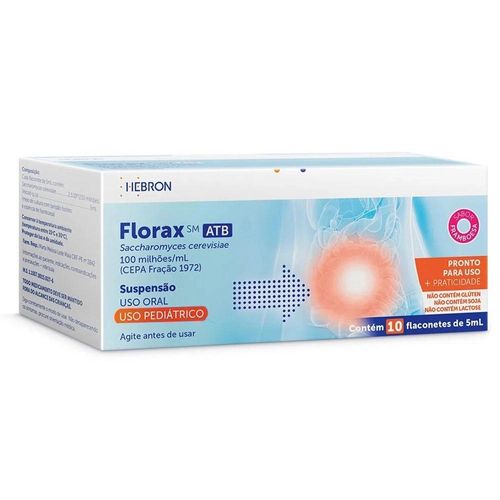 Florax SM 100 Milhões/ml Solução de Uso Oral com 10 Flaconetes com 5ml