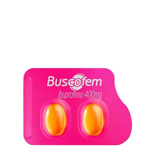Buscofem 400mg com 28 Blísteres com 2 Cápsulas Moles