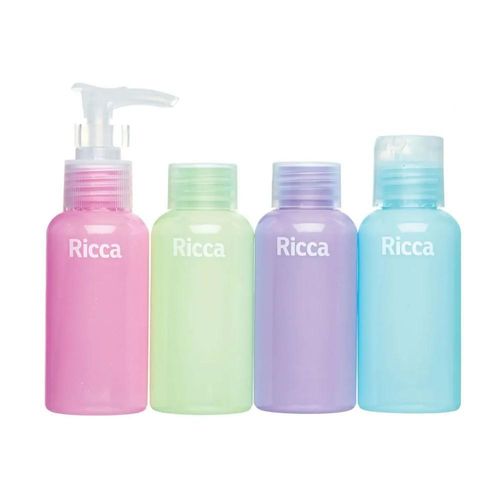 Conjunto de Viagem Ricca com 4 Frascos