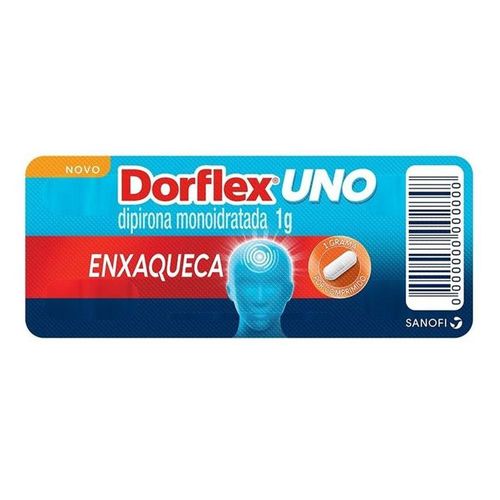 Dorflex Uno 1g com 25 Blísteres com 4 Comprimidos