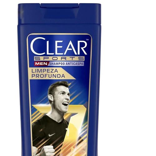 Shampoo Anticaspa Clear Men Sports Limpeza Profunda 400ml