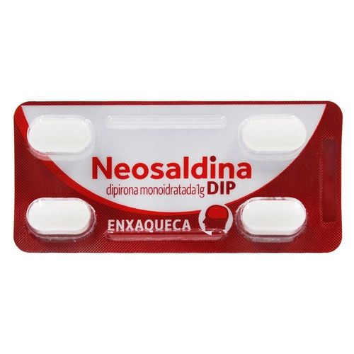 Neosaldina Dip 1g com 25 Blísteres com 4 Comprimidos