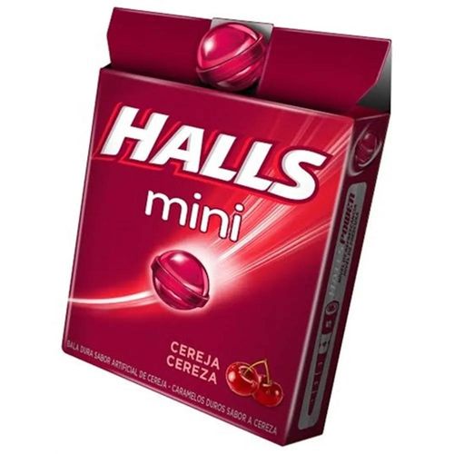 Balas Halls Mini Sabor Cereja 15g