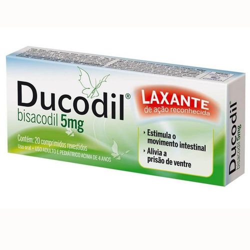 Ducodil 5mg com 20 Comprimidos Revestidos
