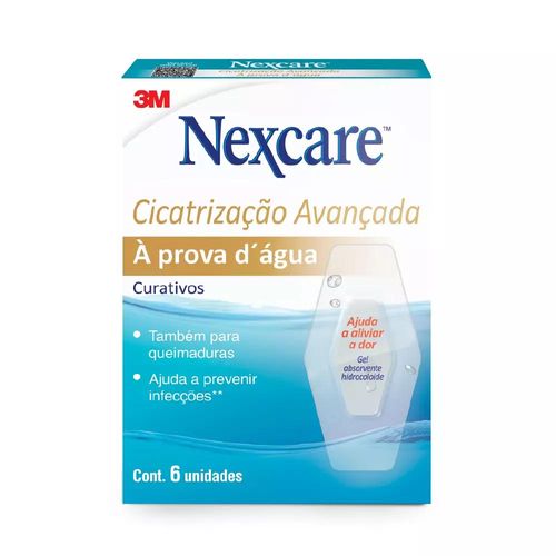 Curativos Cicatrização Avançada Nexcare com 6 Unidades