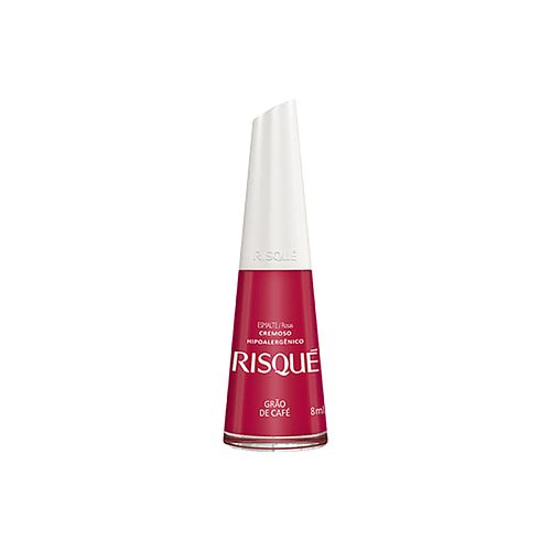 Esmalte Risqué Cremoso Arábica Grão Café 8ml