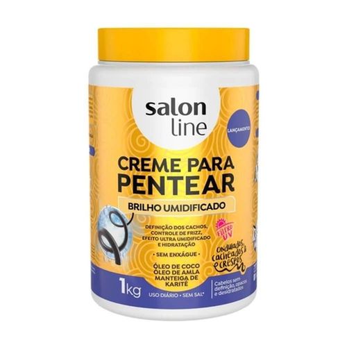 Creme para Pentear Salon Line Brilho Umidificado 1kg
