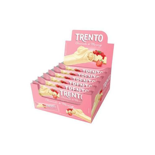 Trento Chocolate Wafer Cheesecake Sabor Morango 32g