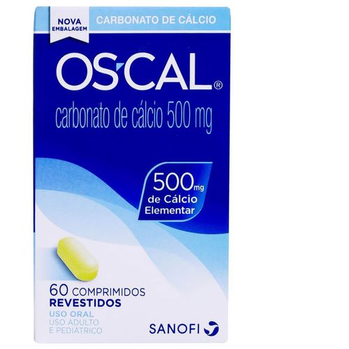 Os-Cal 500 500mg com 60 Comprimidos Revestidos