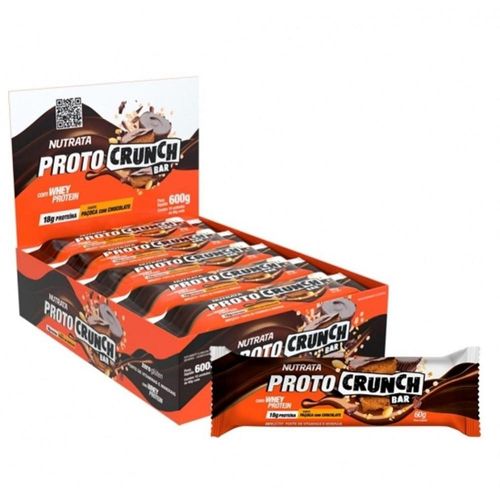 Proto Crunch Bar Barra Proteina Pacoca com Chocolate 60g