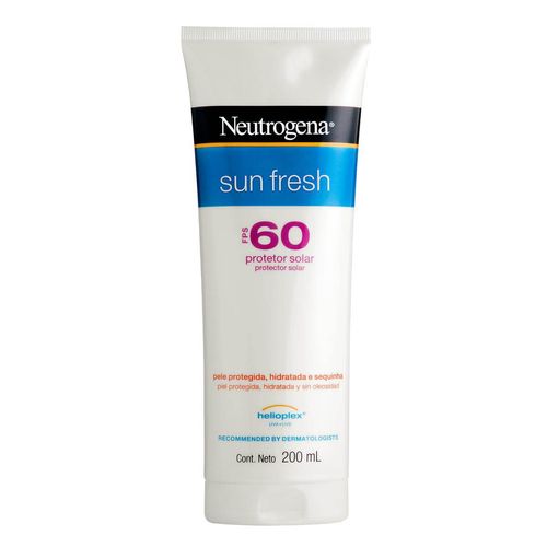 Protetor Solar Corporal Sun Fresh FPS 60 Neutrogena 200ml