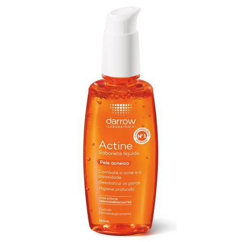 Sabonete Líquido Darrow Actine Pele Acneica 140ml