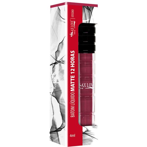 Batom Líquido Matte 12 Horas Cor Nº 125 Max Love 4ml