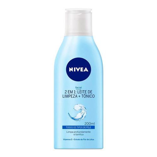 Leite de Limpeza e Tônico Nivea 2 em 1 200ml