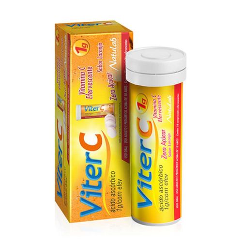 Viter C 1g Natulab com 10 Comprimidos Efervescentes
