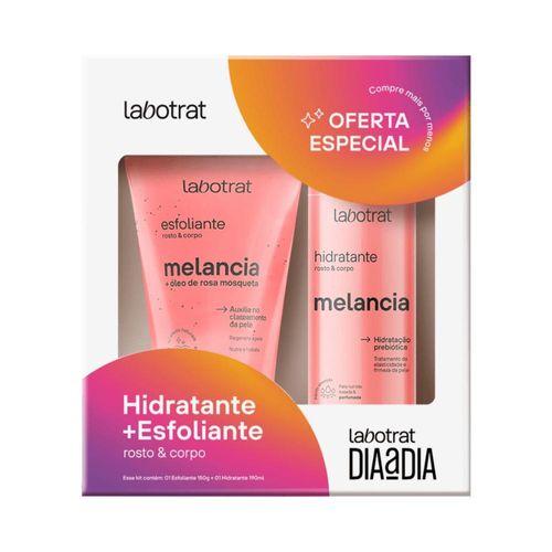 Kit Labotrat Rosto & Corpo Melancia com Esfoliante 150g + Hidratante 190ml