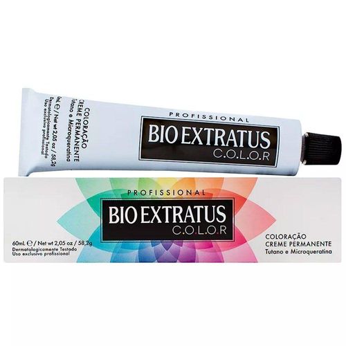 Coloração Capilar Color Louro Claro Cor Nº 8.4 Bio Extratus 60ml