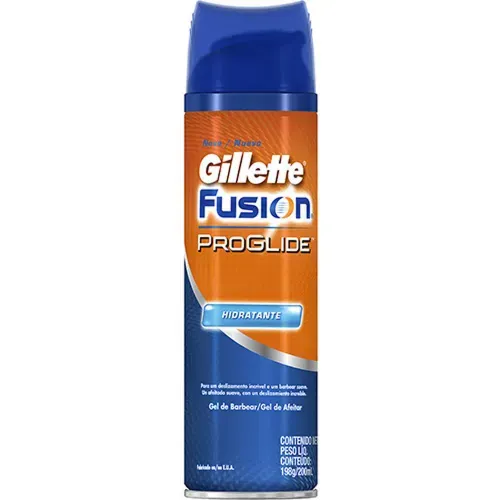 Gel para Barbear Gillette Fusion Proglide Hidratante 198g
