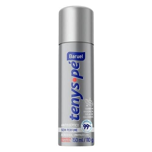 Antisséptico Tenys Pé Baruel Aerosol sem Perfume 110g