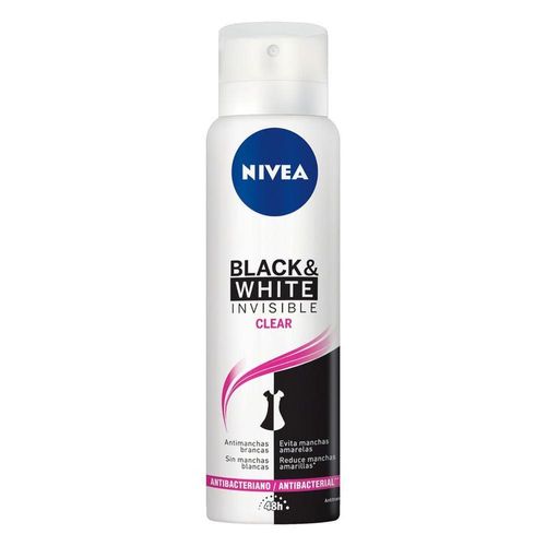 Desodorante Nivea Invisible For Black & White Clear Aerossol 150ml