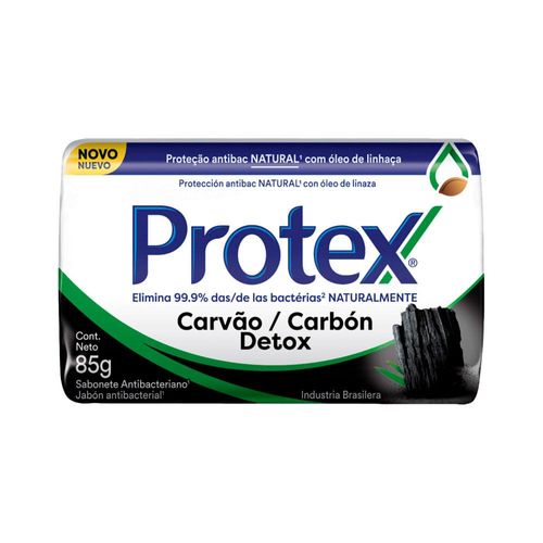 Protex Sabonete Barra Carvao Detox 85g