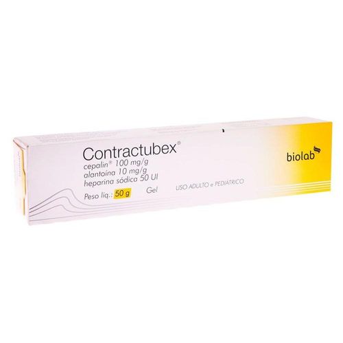 Contractubex 100mg/g + 10mg/g + 0,4mg/g Gel de Uso Dermatológico Bisnaga 50g