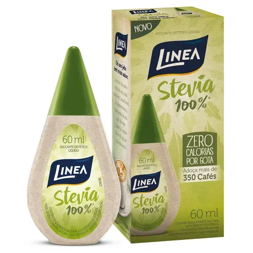 Adoçante Líquido 100% Stevia Linea 60ml