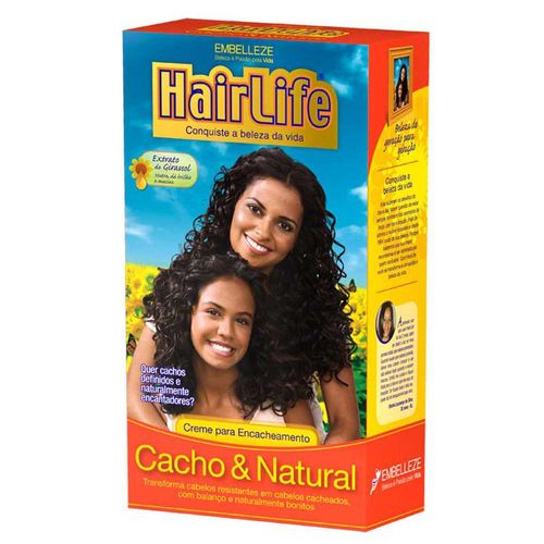 Creme Alisante Hair Life Cacho e Natural 180g