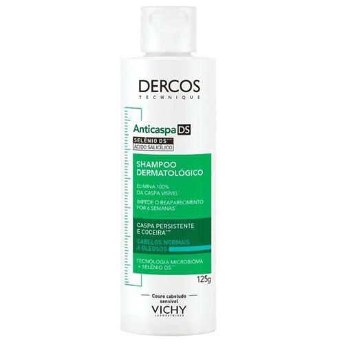 Shampoo Anticaspa DS Vichy Dercos Cabelos Normais e Oleosos 125g