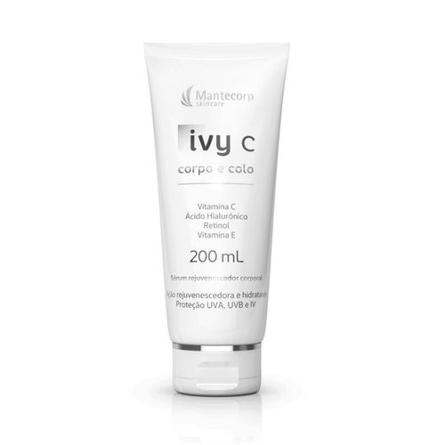 Sérum Rejuvenescedor Corporal Ivy C FPS 20 Corpo e Colo 200ml