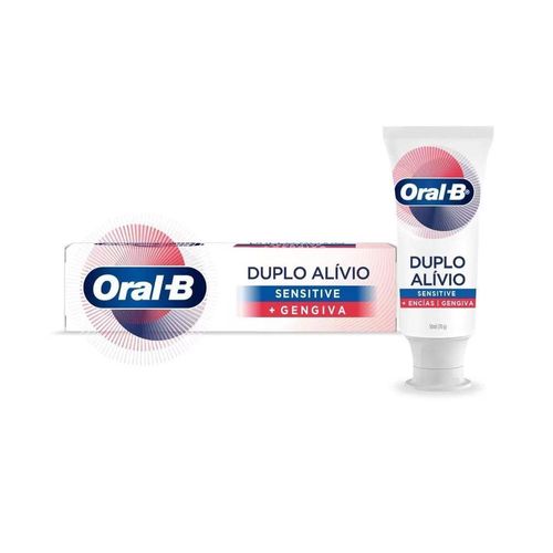 Oral-B Creme Dental Duplo Alívio Sensibilidade e Gengiva 70g