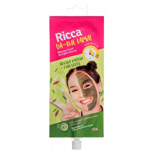 Máscara Facial Ricca Argila Natural Dá-Lhe Lama! 25g