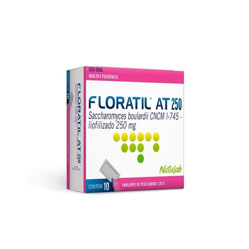 Floratil 250mg/1,25g Pó com 10 Envelopes
