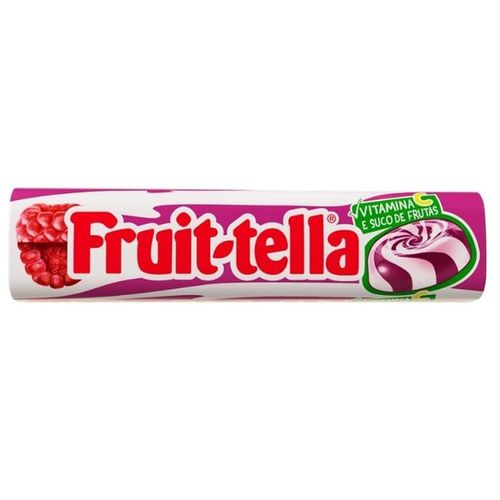 Balas Duras Fruit-Tella Sabor Swirl Framboesa 41g